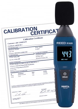 REED R1620-NIST Sound Level Meter, Bluetooth Smart Series,-