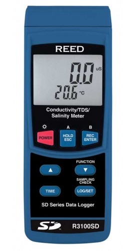 REED R3100SD Data Logging Conductivity/TDS/Salinity Meter-