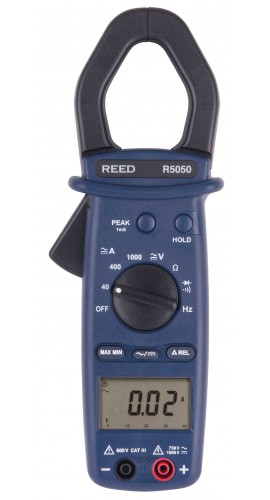 REED R5050 1000A True RMS AC/DC Clamp Meter-
