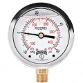 Winters PFQ184 SS Liquid Filled Pressure Gauge, 0/6,000 psi/kPa, 2.5&amp;quot; dial-